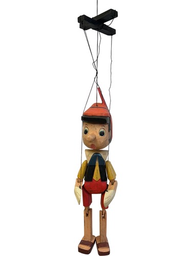 Vintage wooden marionette - vintage,