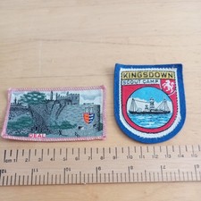 Vintage Textile Patches Badges Deal Kent Castle & Kingsdown Scout Camp