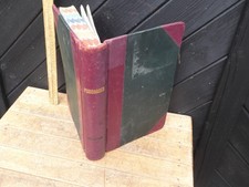 Antique Victorian Ledger - Red