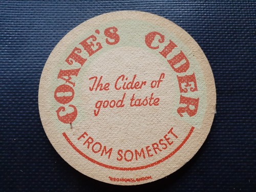 Coates cider beer mat - ,