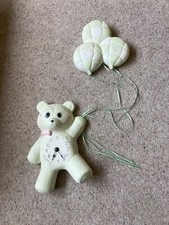 Ceramic Teddy Bear & Balloon
