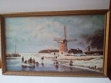  Dutch  Oil Painting Winter