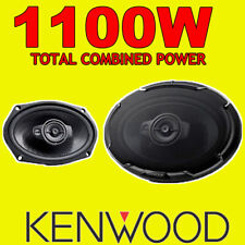 KENWOOD 6"x9" 6x9 1100W 3-way car rear deck oval shelf speakers, brand new pair