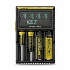 Nitecore Digicharger D4 Universal Battery Charger (Li-ion. Ni-Mh, Ni-Cd),