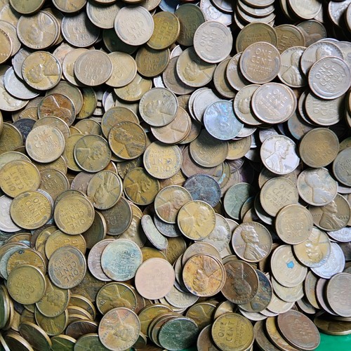 Random full lot 50 copper - lot, of