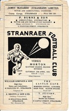 Stranraer morton scottish - v,