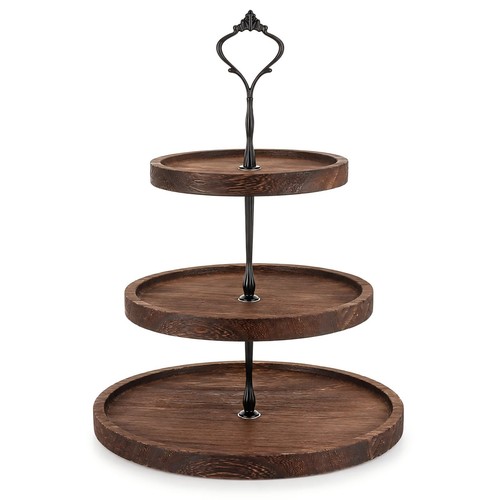 Videtol tier wooden cake - videtol,