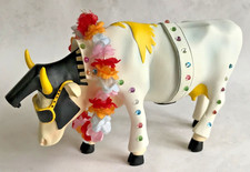Cow Parade “Rock n Roll” 1st Edition Elvis Figure with Lei Garland & Rhinestones