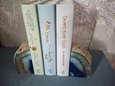 Blue Agate Crystal Bookends 1-2kg (19)