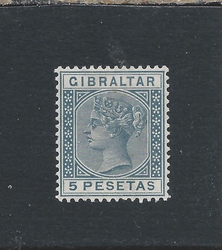 Gibraltar 1889 5p - 1889-96,