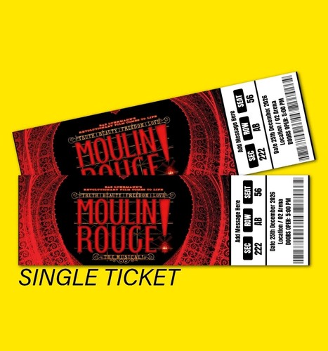 Moulin rouge theatre ticket - moulin,
