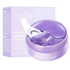 60 PCS UNDER EYE PADS GRAPE COLLAGEN MASK HYDRATING ANTI AGING WRINKLES