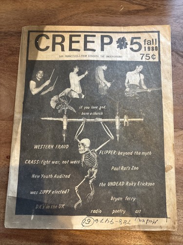 Creep 1980 fanzine zine - 1980,
