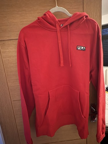 Men fila red - men's, hoodie