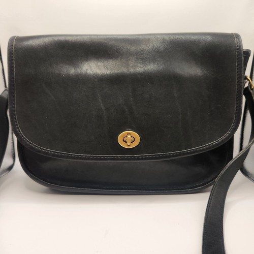 Vintage coach black leather - vintage,