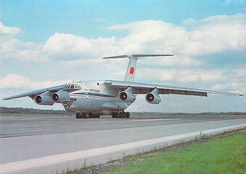 Postcard ilyushin 76 - -, il-76