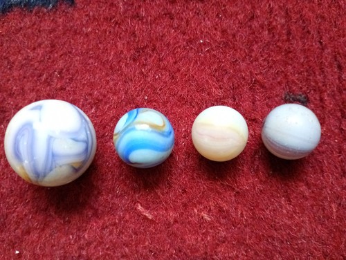 Vintage agate milky - 4,