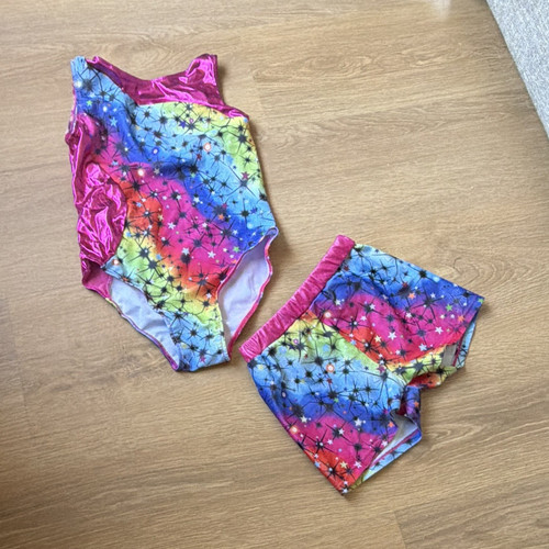 Girls rainbow star print - girls,