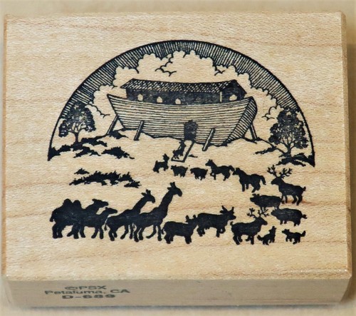 Psx rubber stamp noah - rubber,