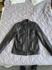 Allsaints men leather biker - allsaints, men's