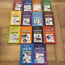 Diary of a Wimpy Kid Jeff Kinney 4 Paperback / 10 Hardback Books
