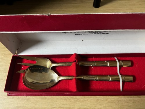 Bronze spoon fork - bronze,