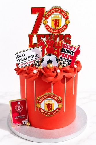 Football team club cake topper - football,