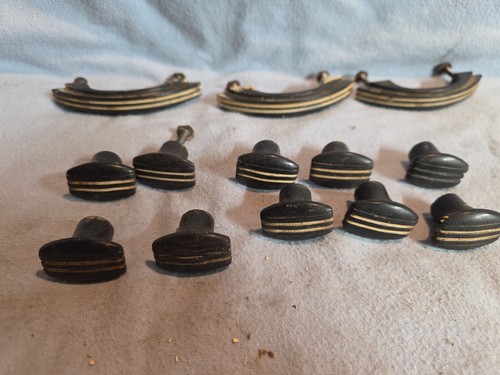 Vintage black bakelite - black,