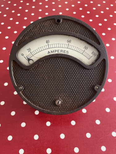 Vintage generator set ammeter - set,