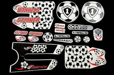 DECAL SET RALEIGH 14" STRIKER FOOTBALL STICKERS SUIT MANY KIDS BIKES WTFRSTR4