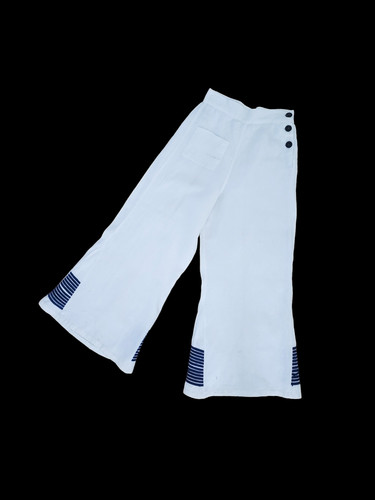 Rare 1930s white cotton twill - rare,