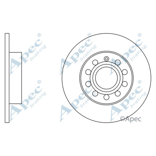 Brake discs solid for vw - for,