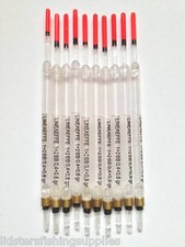 10 New Loaded Fishing Crystal Waggler Floats 14CM FLOATS Carp Coarse Trout 