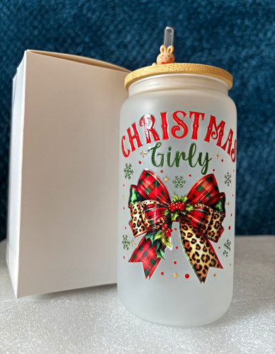 Christmas girly bow print - bow,