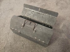 Adorable Vintage handmade mini metal tool box - unique!