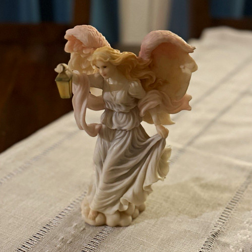 Angel figurine with - angel,