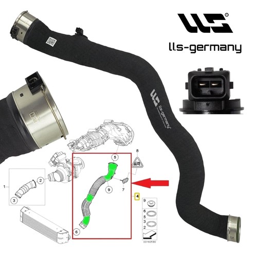 Turbo hose charge air - turbo,
