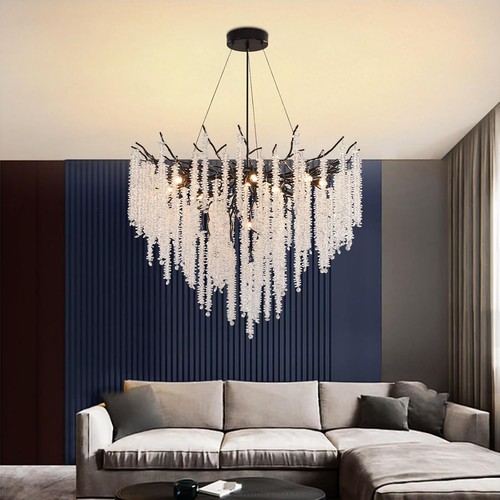 Classic black crystal led - black,