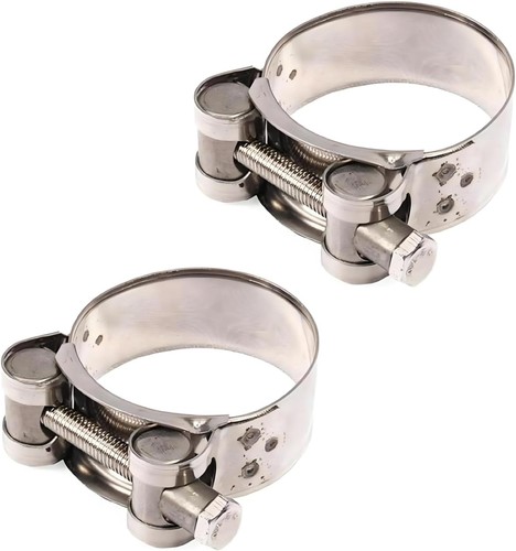 2pcs stainless steel - 2pcs, exhaust
