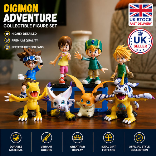 Digimon adventure pvc figures - pvc,