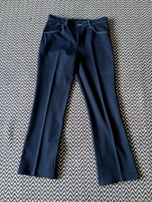 Vintage Retro Farah polyester Trousers Waist 34 length 32 1970's 1980's RARE 