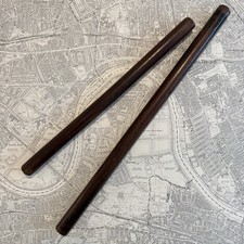 Vintage Wooden Rolling Ruler Parallel Line Drafting Tool 2pcs