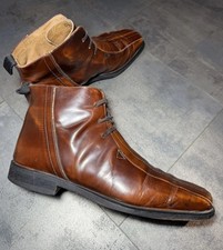 MENS MARKS AND SPENCER AUTOGRAPH RANGE LEATHER ANKLE BOOTS SIZE 9