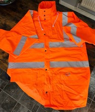 mens orange hi-vis cargo work
