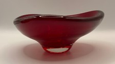 Whitefriars Red Glass Bowl