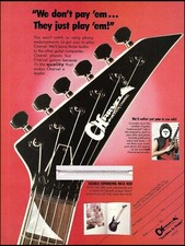 1987 Charvel Guitar Ad Double