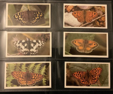 BRITISH BUTTERFLIES - JOHN PLAYER GRANDEE (1983) - FULL SET OF T32 CARDS
