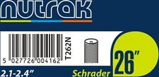 Nutrak 26" x 2.1-2.4 Schrader Cycle Tyre  Heavy Duty Inner Tube Car Style Valve