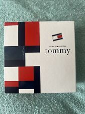 Tommy Hilfiger Aftershave Body Set Empty Box only, White, Red, Blue Used