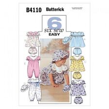Butterick Sewing Pattern 4110 Baby S-M-L-XL